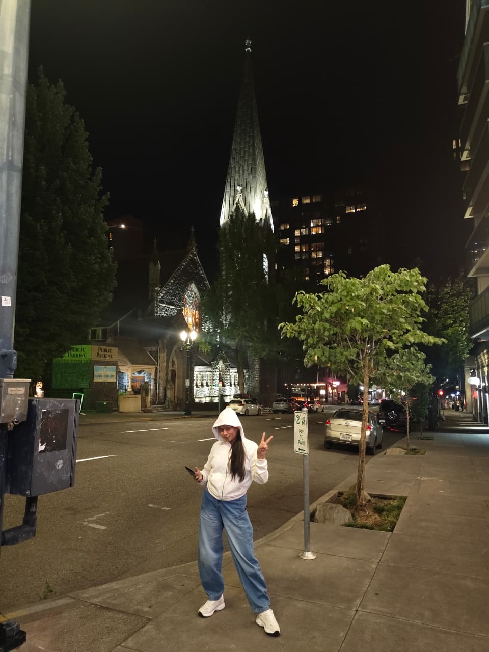 Night church in Portland